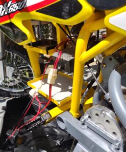 Razor MX650 Dirt Rocket Off-Road Motocross Bike – 36V Electric Ride-On, Up to 17 mph, Dual Suspension, Hand-Operated Dual Brakes, Twist Grip Throttle, Authentic Bike Geometry 41 A1xUm8ErH4L