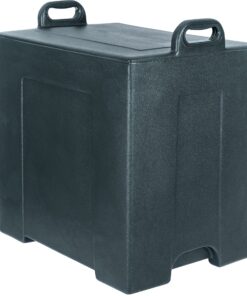 Carlisle FoodService Products Cateraide Insulated Front Loading Food Pan Carrier with Handles for Catering, Events, And Restaurants, Plastic, 5 Full Pans, Slate Blue 15 A1yC7TwIlFS