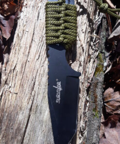 Survivor HK-106320-2 HK-106320 Series Fixed Blade Outdoor Knife, Tanto Blade, Cord-Wrapped Handle, 7" Overall, Green (Pack of 2) 28 A1yL4bdv2L