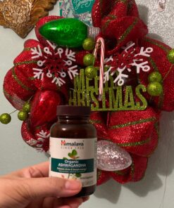 Himalaya Organic Ashwagandha, 60 Day Supply, Herbal Supplement for Stress Relief, Energy Support, Occasional Sleeplessness, USDA Certified Organic, Non-GMO, Vegan, Gluten Free, 670 mg, 60 Caplets 48 A1ycBUg LdL