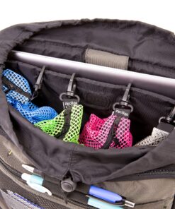 4 ZipClikGo Attachable Mesh Organizer Bags, No Fumbling, Guessing What's Where! These Multi-Purpose Storage Zip Pouches in 4 Sizes & 4 Colors Are Simple to Pack, Easy to Access & Best Bag Companions! 20 A1yg6lst21L