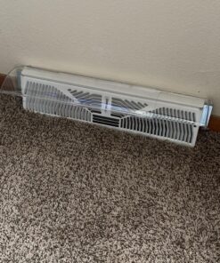 Frost King HD11 Baseboard Air Deflector, Heavy Duty, Clear Plastic with Magnetic hold, Fits baseboards up 25' wide, Adjustable 15" to 25" Expands from 15" to 25" 33 A1zXO 5KPdL