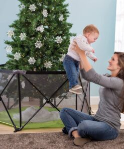 Summer Infant Pop ‘n Play Portable Playard, Green - Lightweight Play Pen for Indoor and Outdoor Use - Portable Playard with Fast, Easy and Compact Fold 34 A1zeIvJPteL