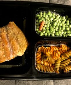 Ez Prepa 25 Pack 32oz 3 Compartment Meal Prep Containers with Lids -Food Storage Containers Plastic, Bento Box, Lunch Containers, Microwavable, Freezer and Dishwasher Safe, Food Containers 29 A1zkdRd0EVL