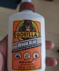 Gorilla Wood Glue, 4 Ounce Bottle, Natural Wood Color, (Pack of 1) 1 - Pack 19 A1znk0pNh6L