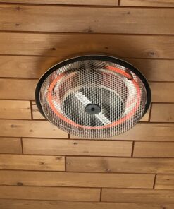 Broan-NuTone 157 Low-Profile Fan-Forced Ceiling Heater, Enclosed Sheath Element for Bathroom, Kitchen, and Home, Standard, Satin Aluminum 29 B1 15Cq9ICS