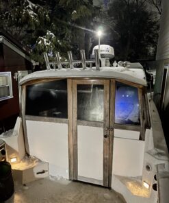 Young Marine 9 inch 3 Nautical Mile White LED Fold Down Boat Stern Light Boat Anchor Light for Pontoon and Fishing Boat Navigation Anchor Lights All Round 360° White LED 12-24V 9" Foldable 24 B1 2IZOV50S