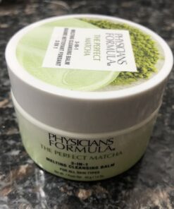 Physicians Formula Face Cleansing Balm The Perfect Matcha 3-in-1 Makeup Remover For Eye, Lip, Or Face, Deeply Cleanses Pores And Removes Impurities, Ultra Nourishing Soothing Treatment 27 B1 YqFAAguS