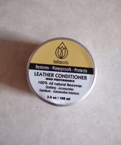 Teliaoils Leather Conditioner - Natural Clear Leather Repair Care Balm for any kind- Waterproofing Leather Salve Restorer, Softener & Protector - for Upholstery, Furniture, Shoes, Sofa & More 61 B1 eLnGhAPS