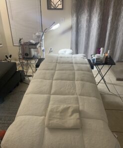 BestMassage Portable 84 Inches Long 28 Inchs Wide Hight Adjustable Table 2 Folding Massage Spa Facial Cradle Salon Bed W/Carry Case, 1 Count (Pack of 1), Black 28 B10NgxLRGXS