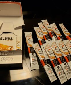 CELSIUS On-the-Go Powder Stick Packs, Cranberry Lemon, 0.18 Ounce - 14 Count (Pack of 1) OTG Cranberry Lemon 21 B10SNnET5DS