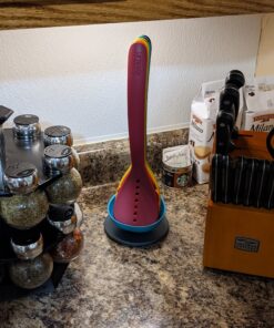 Joseph Joseph Nest Utensils Compact Stacking Kitchen Tool Set with Magnetic Storage Stand Nylon, 5-piece, Multicolored 1 EA Multicolour 16 B10lJjvgjtS