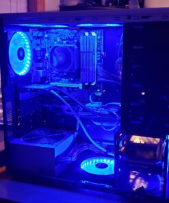 Conisy Silent Series 120mm Case Fan for Computer Case, RGB LED Quiet PC Fans with 4pin Molex & 3pin Motherboard Connector (Single Pack) Blue 25 B11ocHgt8S 1