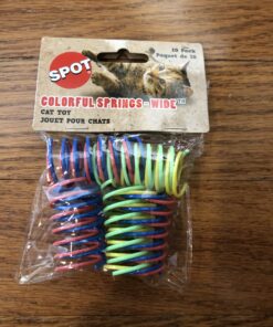 SPOT Ethical Products Ethical Wide Colorful Springs Cat Toy, Medium Breeds 38 B11ouerbACS