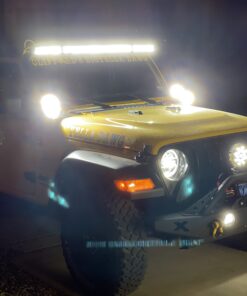 AutoFeel LED Light Bar Kit 52 Inch + 22 Inch + 4PCS 4Inch 32000LM 6000K Light Bars Flood Spot Beam Combo for Truck SUV ATV UTV Boat 54 B12CiclzEwS