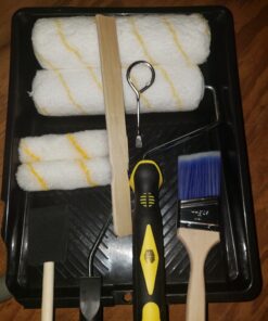 Bates Paint Roller - Paint Brush, Paint Tray, Roller Paint Brush, 11 Piece Home Painting Supplies, Foam Brush, House Painting Tray, Painting Tools, Roller and Paint Brushes, Interior Paint Brushes 9 Inch 31 B12M1P0JU3S