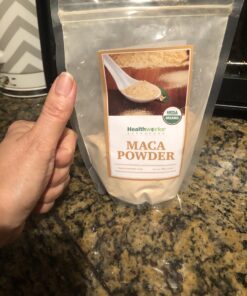 Healthworks Maca Powder Raw (16 Ounces / 1 Pound) | Certified Organic Flour Use | Keto, Vegan & Non-GMO | Premium Peruvian Origin | Breakfast, Smoothies, Baking & Coffee | Antioxidant Superfood 26 B12b3yQ8JRS 1