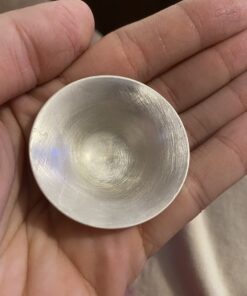 SILVERETTE The Original Silver Nursing Cups, Silverettes Metal Nipple Covers for Breastfeeding, Nursing Shield, 925 Silver Nipple Cover Guards, Soothe and Protect Sore Nipples -Made in Italy Regular 20 B12cL2rdefS