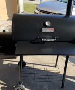 Royal Gourmet CC1830S 30" BBQ Charcoal Grill and Offset Smoker | 811 Square Inch cooking surface, Outdoor for Camping | Black Grill & Smoker 62 B12u7QaKLeS 1