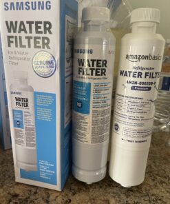 SAMSUNG Genuine Filter for Refrigerator Water and Ice, Carbon Block Filtration for Clean, Clear Drinking Water, 6-Month Life, HAF-CIN/EXP, 1 Pack 64 B13xcyegTS