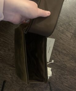 KOMALC Premium Buffalo Leather Unisex Toiletry Bag Travel Dopp Kit Distressed Tan 58 B13zKikVouS