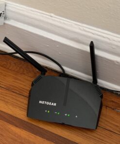 NETGEAR WiFi Router (R6120) - AC1200 Dual Band Wireless Speed (up to 1200 Mbps) | Up to 1200 sq ft Coverage & 20 Devices | 4 x 10/100 Fast Ethernet and 1 x 2.0 USB ports AC1200 WiFi 24 B14MmmqiULS