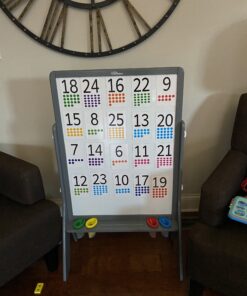 Attractivia Magnetic Number Flash Cards - Large 0-25 Math Cards, Early Addition and Subtraction, Multiplication, Division and Symbols, for Classroom Teachers, Homeschool, Toddlers, Kids and Adults 13 B14UQqykxS