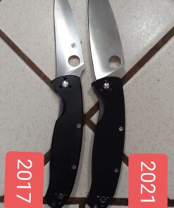 Spyderco Resilience Folding Pocket Knife with 4.20" 8Cr13MoV Stainless Blade and G-10 Handle - PlainEdge - C142GP 51 B15EtP0EijS