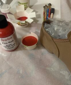 Angelus Leather Paint 4oz-Fire Red (Original Version) 4 Fl Oz (Pack of 1) 27 B15Vm8Bh91S