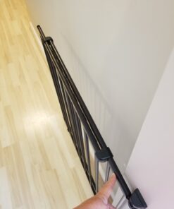 Toddleroo by North States 47.85" Wide Easy Swing & Lock Baby Gate - Series 1: Ideal for Wider Areas and stairways. Hardware Mount. Fits Openings 28.68" - 47.85" Wide (31" Tall, Matte Bronze) 34 B15bQR5SbS