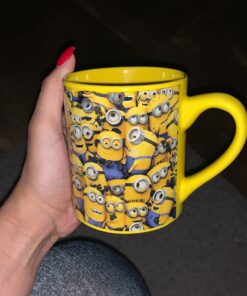 Silver Buffalo Universal's Despicable Me Cluttered Minions Ceramic Coffee Mug, 14 Ounces 14oz Ceramic Mug 16 B15g73FqhS