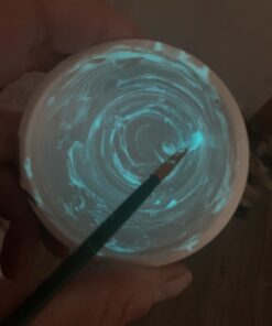 Glow in The Dark Pigment Powder - Neutral and Fluorescent color for Art Painting, Fine Art, Nail Art Paint, and DIY Crafts - Non-Toxic, Long Lasting 10+ Color Options - Neutral Aqua - (12 Grams) 12 Grams 41 B15uMYLOQ5S