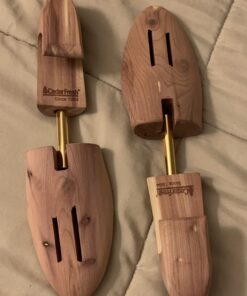 Household Essentials 77403 Men's Cedar Wood Shoe Tree | Natural Red Cedar, 44508 1 Pair 19 B16181eBnS