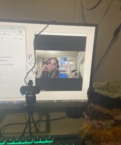 ToLuLu 1080P Webcam with Microphone, HD Webcam Web Camera with Tripod Stand, Widescreen USB Computer Camera, Streaming Mic Webcam for Online Calling/Conferencing, Zoom/Facetime/YouTube Laptop Desktop 60 B161gWjnyDS