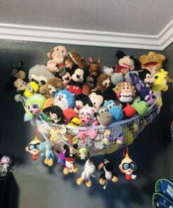 Baby Buddy Up and Away Kids Stuffed Animal Hammock Storage Organizer, Organizers and Storage for Baby Items, Display and Organize Children's Stuffed Animals, Stretches Up to 5 Feet, White, Pack of 1 1 Count (Pack of 1) 7 B16tWlBjnlS