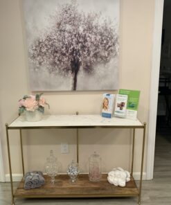 MyGift Set of 3 Deluxe Glass Apothecary Jars, Decorative Bathroom Storage Home Decor and Kitchen Centerpieces 21 B16ti64ti0S