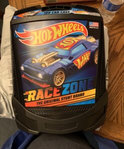 Hot Wheels 100-Car, Rolling Storage Case with Retractable Handle, Model:20135 100 Car 39 B178ZFqUNFS