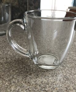 Libbey 15-1/2-Ounce Tapered Mug, Box of 6, Clear 24 B17E1cIJqUS