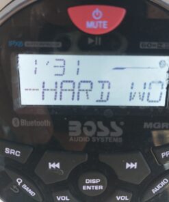 BOSS Audio Systems MGR350B Marine Gauge Stereo System - Digital Media MP3 Player, Bluetooth Audio Head Unit, No CD Player, USB, AM/FM Radio Receiver, Weatherproof MGR350B Receiver 47 B17H9jH1EqS