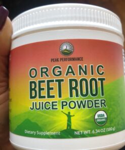 Organic Beet Root Powder - Ultra High Purity Super Food Beets Juice Powder. 100% Pure Nitric Oxide Boosting Beetroot Supplement. Keto, Paleo, Vegan Reds Superfood Rich in Polyphenols 51 B17SALMpMkS