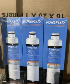 PUREPLUS DA29-00020B Replacement for Samsung DA29-00020A/B, DA29-00020B-1, RF28HMEDBSR, RF263BEAESR, RFG297HDRS, HAF-CIN/EXP, RF4287HARS, RF28HFEDBSR, 469101, RWF0700A Refrigerator Water Filter, 4PACK 53 B17cdpvki9S