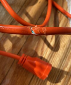 Amazon Basics 50-Foot 3-Prong Vinyl Indoor/Outdoor Extension Cord - 13 Amps, 1625 Watts, 125 VAC, Orange 50 ft 20 B17qeZGgMQS