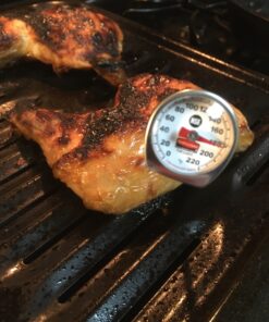 Rubbermaid Commercial Products Food/Meat Instant Read Thermometer, Pocket Size, Dishwasher Safe, Red, For Meat/Food Cooking and Grilling/Oven 27 B18FIOTWuS