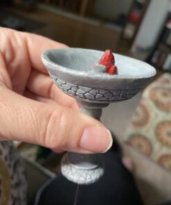 G & F Products MiniGardenn 10027 Fairy Garden Polyresin Miniature, Cardinal Birdbath Pick 25 B18QduoBjpS 3