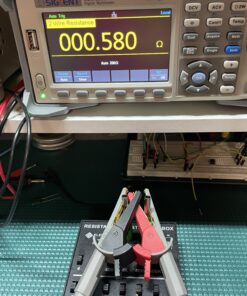 Elenco Resistance Substitution Box | Resistance Range From 1Ω To 11, 111 , 110MΩ | 1% Precision: 1Ω-40kΩ- 1 Watt/ 100kΩ- 4MΩ- 1/2 Watt 40 B18XpLhBtkS