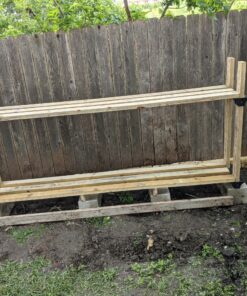 2 x 4 Basics 90144MI Firewood Rack System, Black 45 B18qxy5iwS