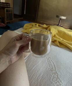 Huada Double Wall Insulated Borosilicate Glass Mugs Modern Espresso Cups, 10-Ounce, Set of 2 34 B18sFyUmhpS