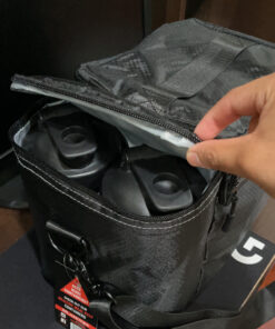 Evolutionize Meal Prep Insulated Lunch Bag - Meal Prep Cooler Bag Patented Lunch Box includes Portion Control Meal Prep Containers + Ice Pack (3 Meal, Black) 3 Meal Black/Black 32 B19A3zNCQ3S