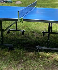 JOOLA NOVA - Outdoor Table Tennis Table with Waterproof Net Set - Quick Assembly - All Weather Aluminum Composite Outdoor Ping Pong Table - Tournament Quality - Indoor & Outdoor Compatible Rally Outdoor 56 B19cyHRragS 1