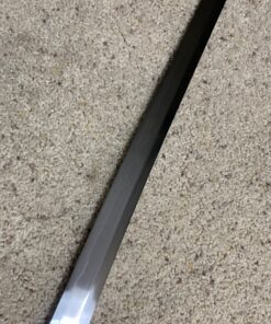 Handmade Sword Fully Functional Hattori Hanzo Katana Sword, 1045 Carbon Steel, Hand Forged Heat Tempered, Full Tang, Sharp, Black Scabbard Metallic-Fiber 36 B19xXw ZgIS